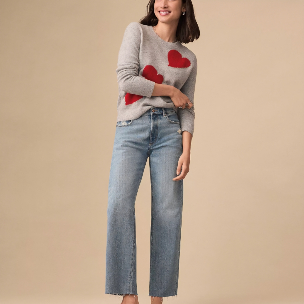 LOFT Fresh Cut High Rise Straight Jeans in Light Vintage Wash